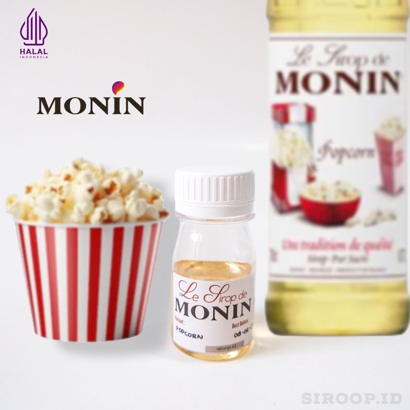 

Monin Syrup Popcorn Repack 30ml,75ml,100ml