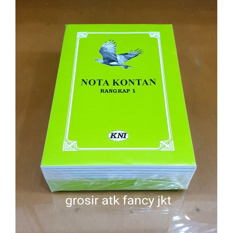 

( 10 buku ) Nota Kontan KNI 1 ply Kecil