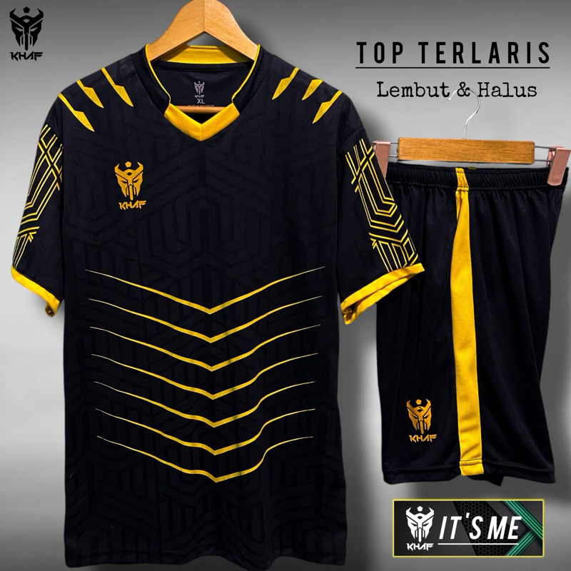 SETELAN BAJU BOLA 1 SET PAKAIAN OLAHRAGA PRIA WANITA BAJU KAOS BADMINTON LINING BULUTANGKIS VOLLY FU