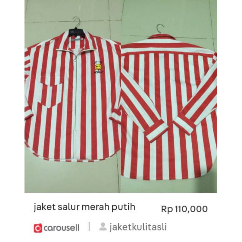 jaket salur merah putih