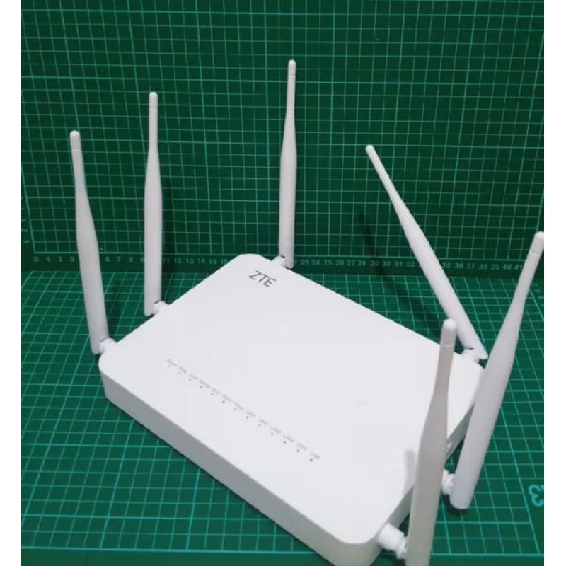 GPON ONT ZTE F670 PREMIUM Dual band Modem premium antena 6