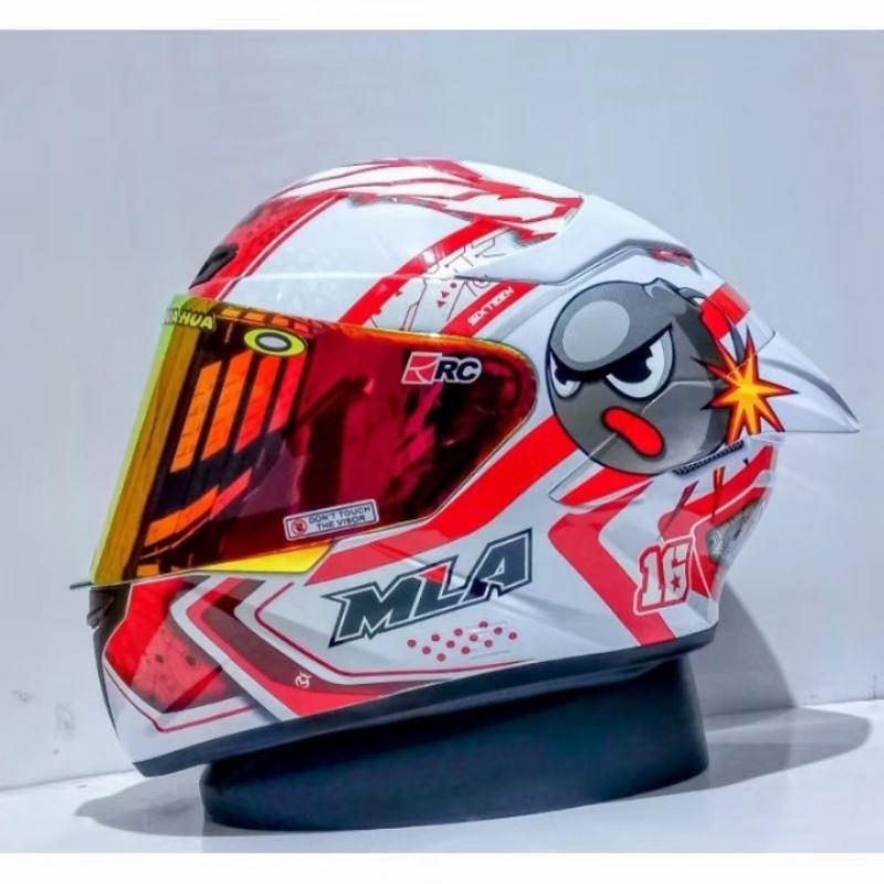VISOR HELM MLA CRYPTON | KACA HELM MLA TTC + STIKER