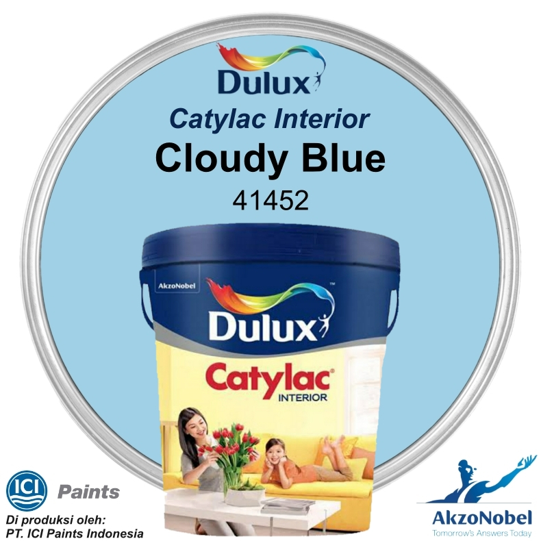 CAT DULUX CATYLAC INTERIOR 25 KG - CLOUDY BLUE 41452