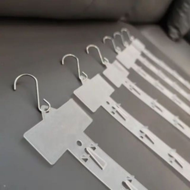 

10pcs clip strip Display Makanan produk Supermarket snack hanging strip NO.2