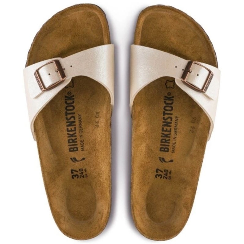 Sandal Birkenstock Madrid Pearl White original 100%