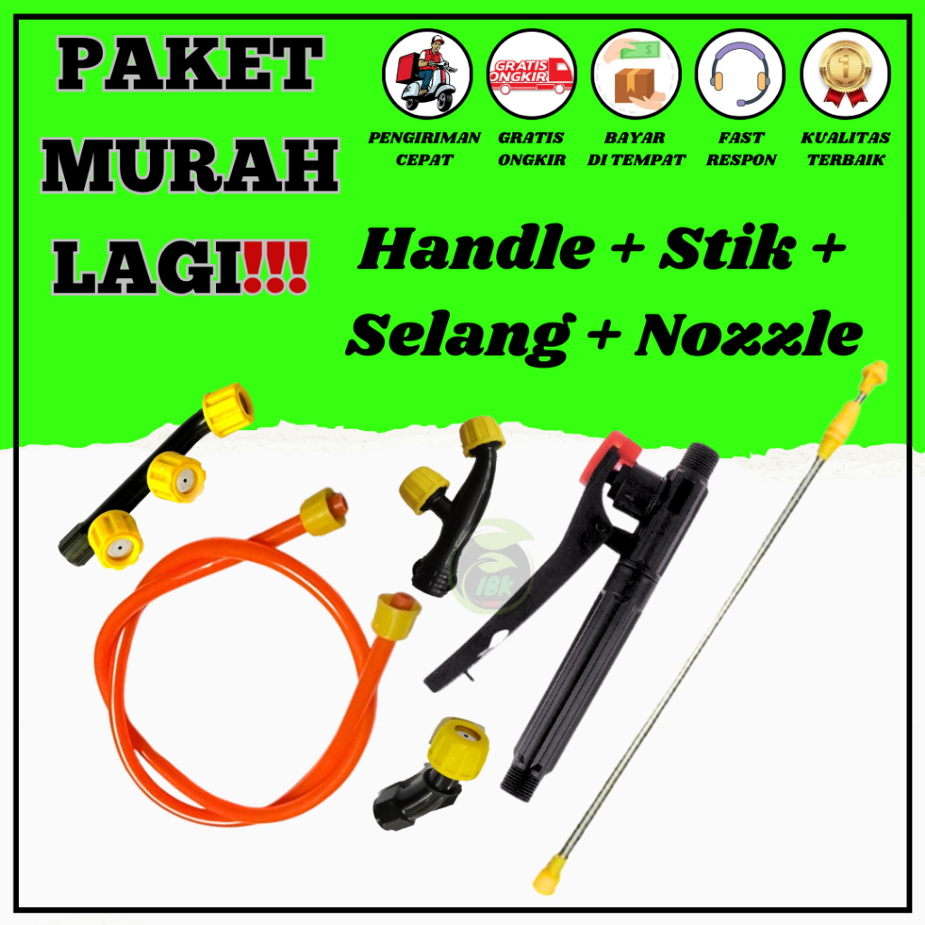 stik sprayer elektrik stik sprayer stik semprotan elektrik PAKET STIK+HANDLE+SELANG+NOZZLE INBEKEN