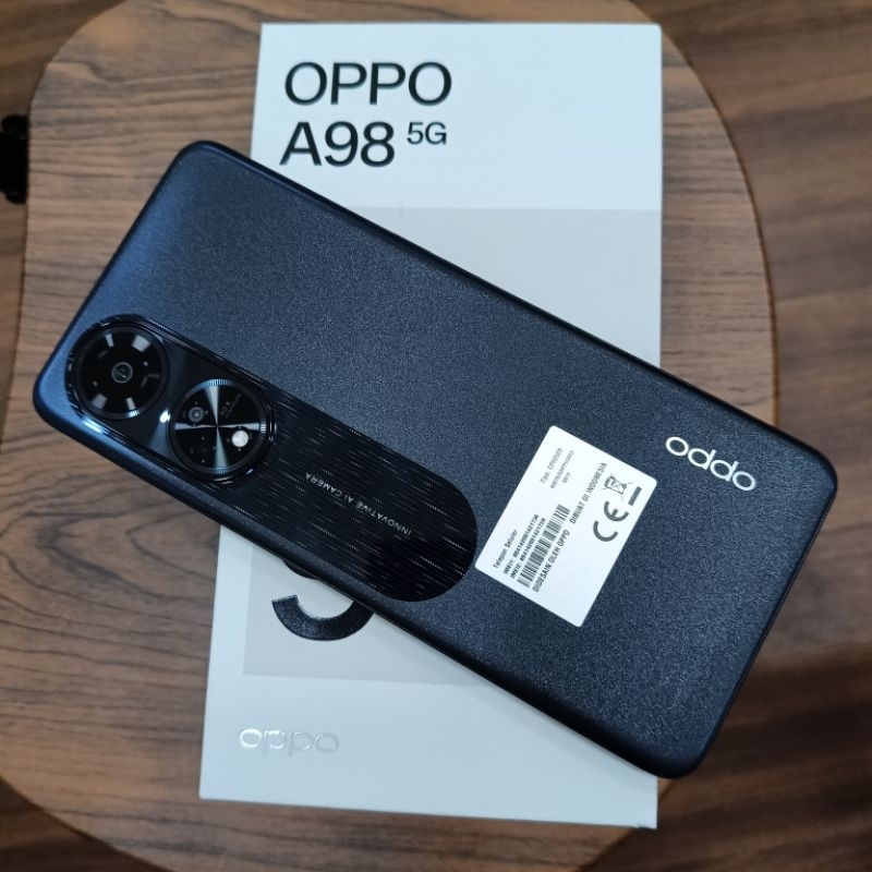 oppo a98 256gb  second kondisi likenew