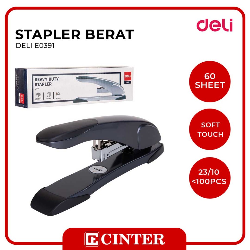 

DELI - HEKTER / STAPLER E0391 HEAVY DUTY 23/10 60 SHEET