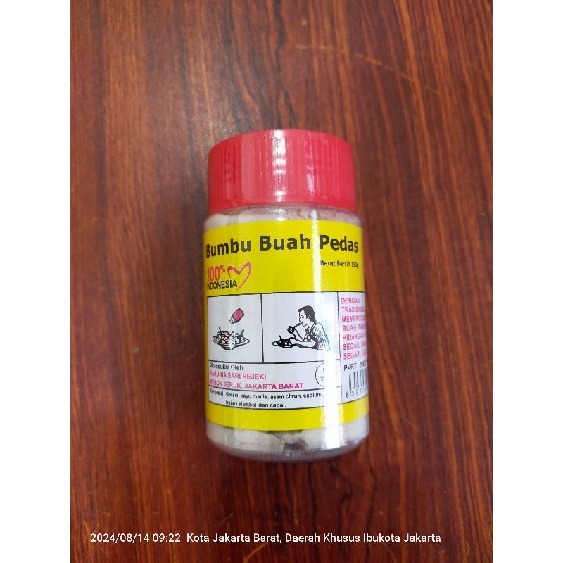 

BUMBU BUAH PEDAS CAP ELANG 150 gr