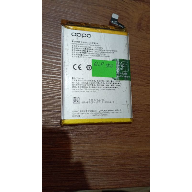 BATERAI BATRE OPPO BLP805
