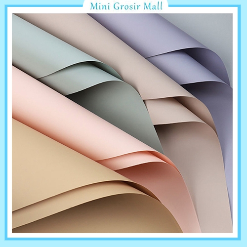 

20 Lembar Cellophane Full Color Kertas Polos Wrapping Buket Bunga Waterproof Flower Bouquet KB6089