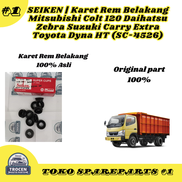SEIKEN | Karet Rem Belakang  Mitsubishi Colt 120 (SC-4526)