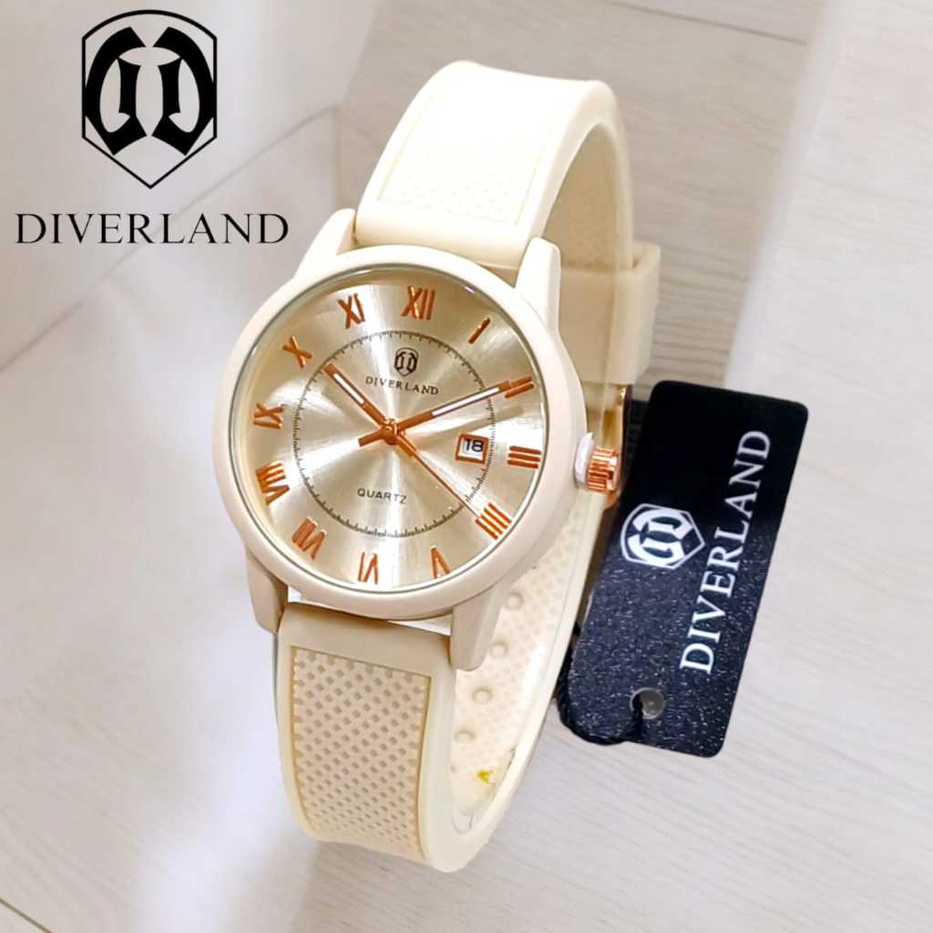 Jam Tangan Wanita DIVERLAND A Original Rubber