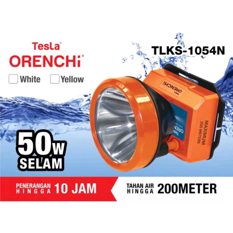 Senter Kepala Selam Tesla TLKS-1054 50W Original