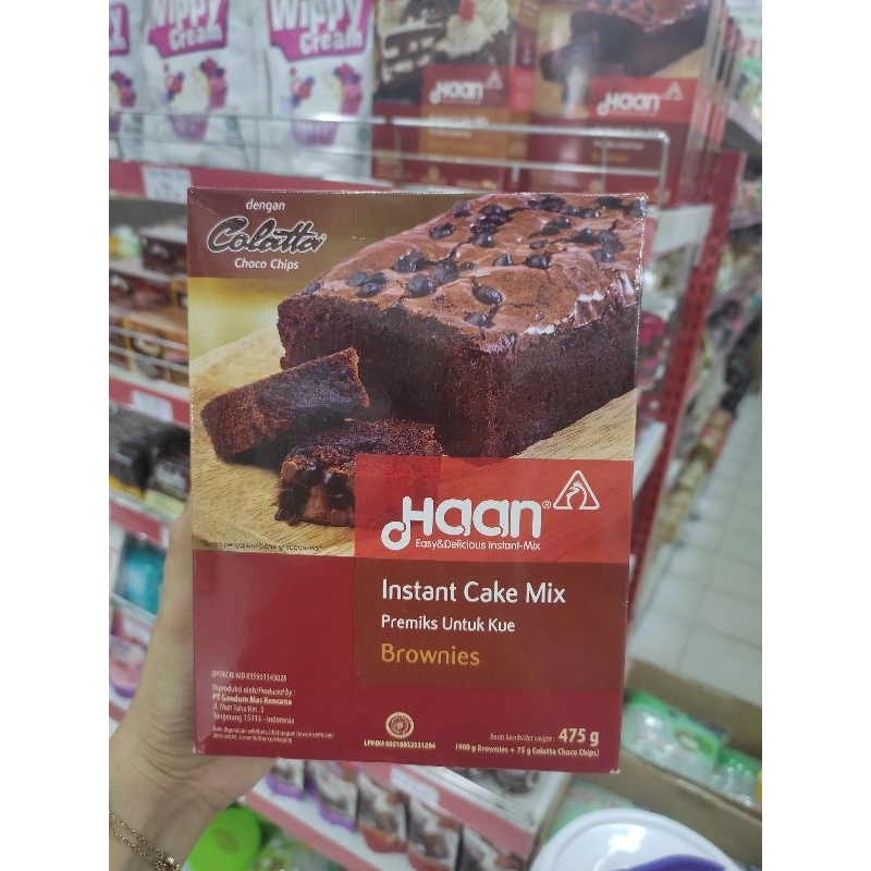 

HAAN TEPUNG BROWNIES 400G~ PREMIX BROWNIES 400G BISA DI PANGGANG & DIKUKUS