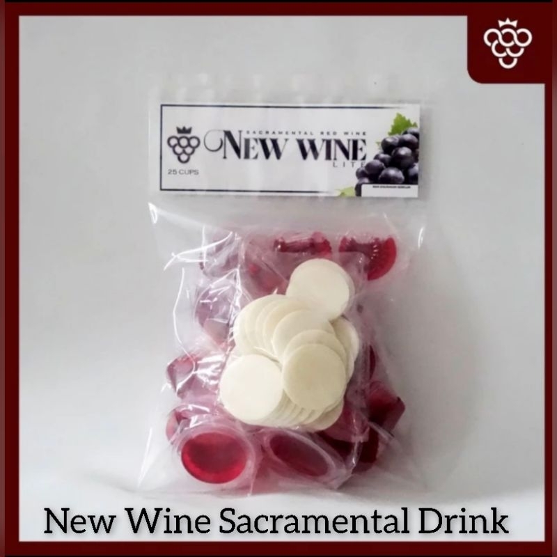 

Anggur Perjamuan Kudus Lite Cup + Hosti ~ Isi 25