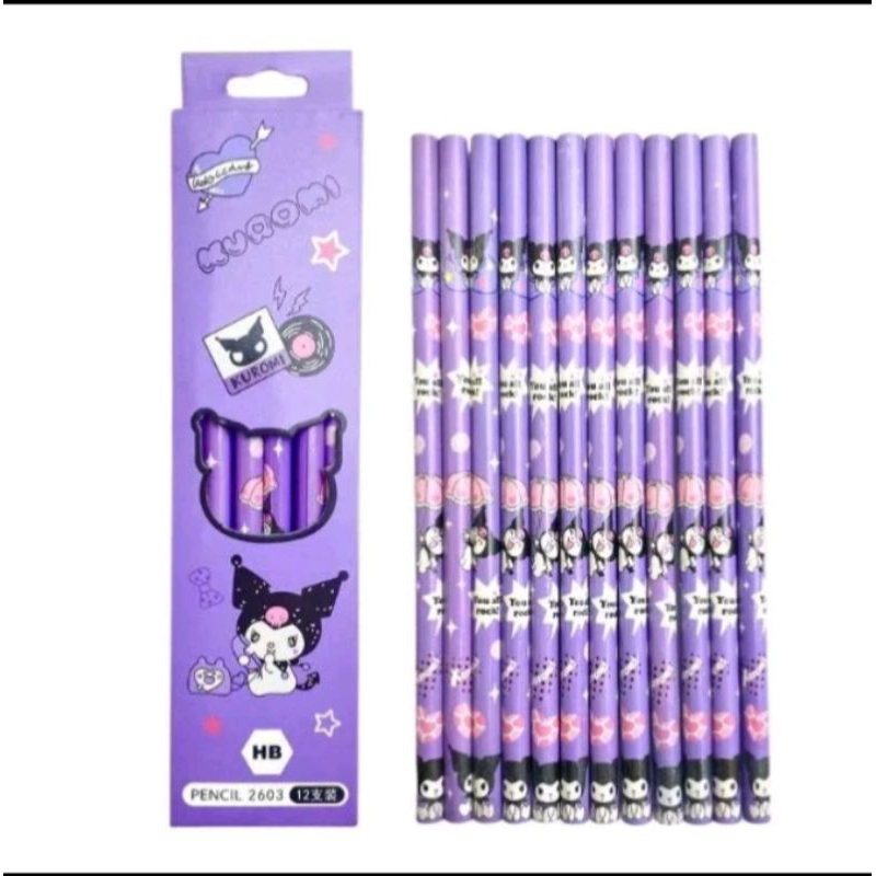 

(1 Pcs) Pensil 2B HB Karakter / Pencil Kayu Fancy kartun Lucu