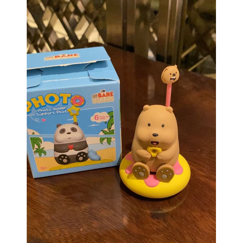 Miniso We Bare Bears Collection Photo Holder Blind Box Figure Model