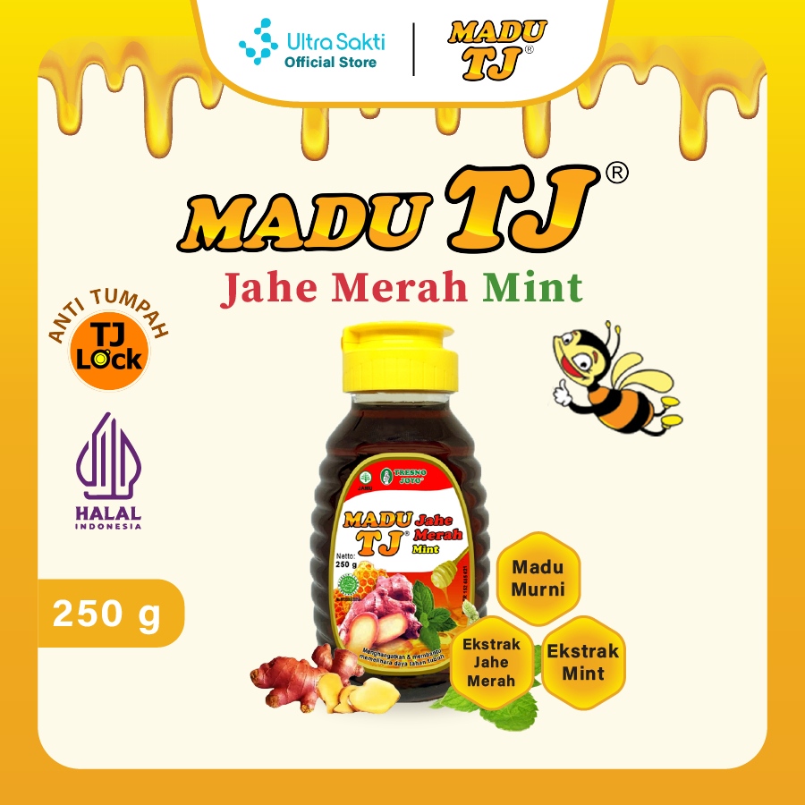 

Madu TJ Jahe Merah Mint 250gr-Menghangatkan & Menjaga Daya Tahan Tubuh