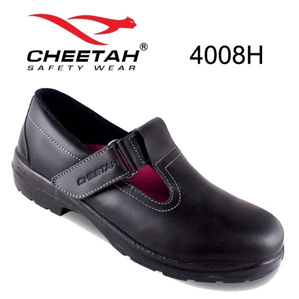 Sepatu Safety Cheetah Slip On 4008 H / Sepatu Safety Wanita / Sepatu Safety Cheetah / Safety Shoes