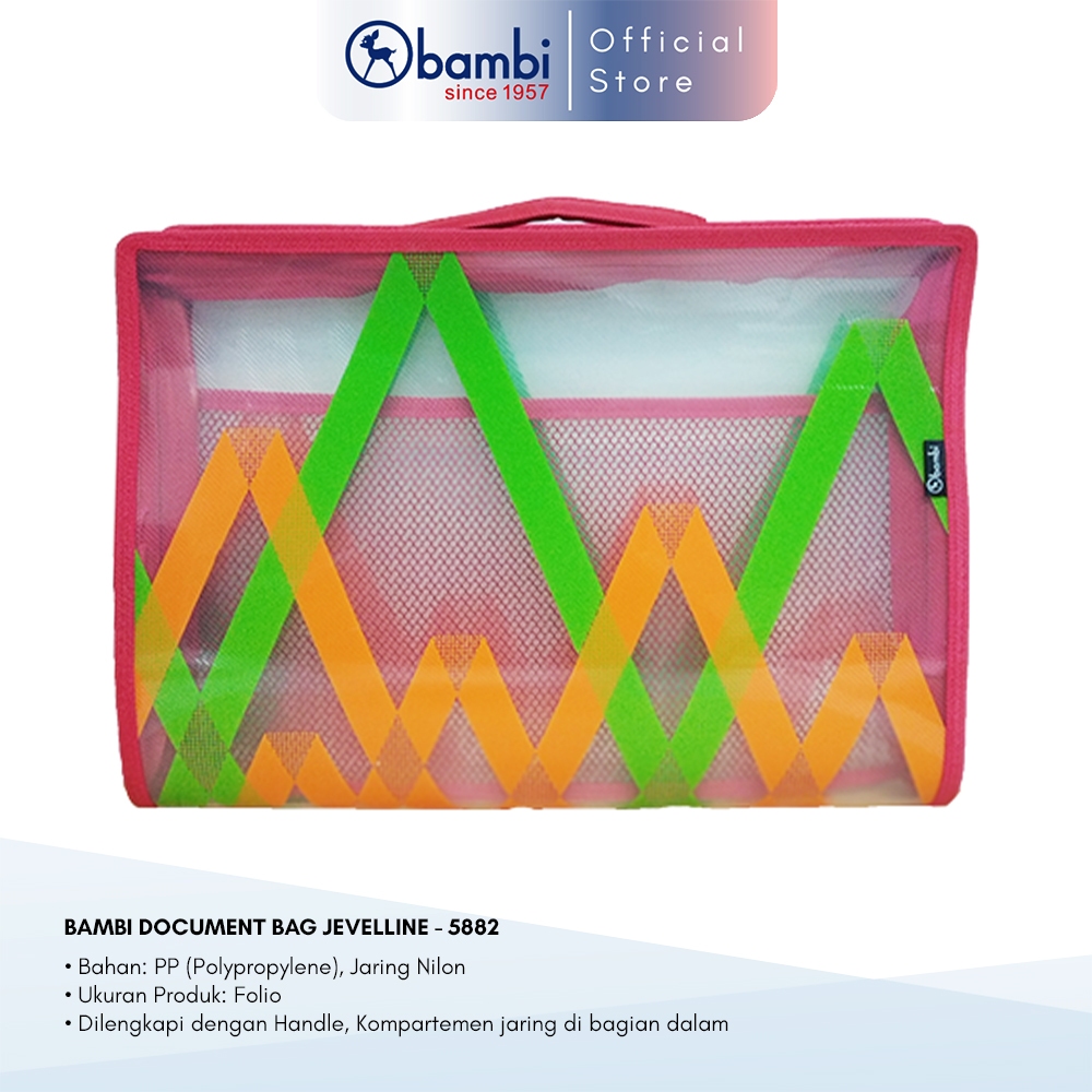 

Bambi Tas Dokumen A4 Tipe Tas Berkas / Tas Arsip Edisi Jevelline Original