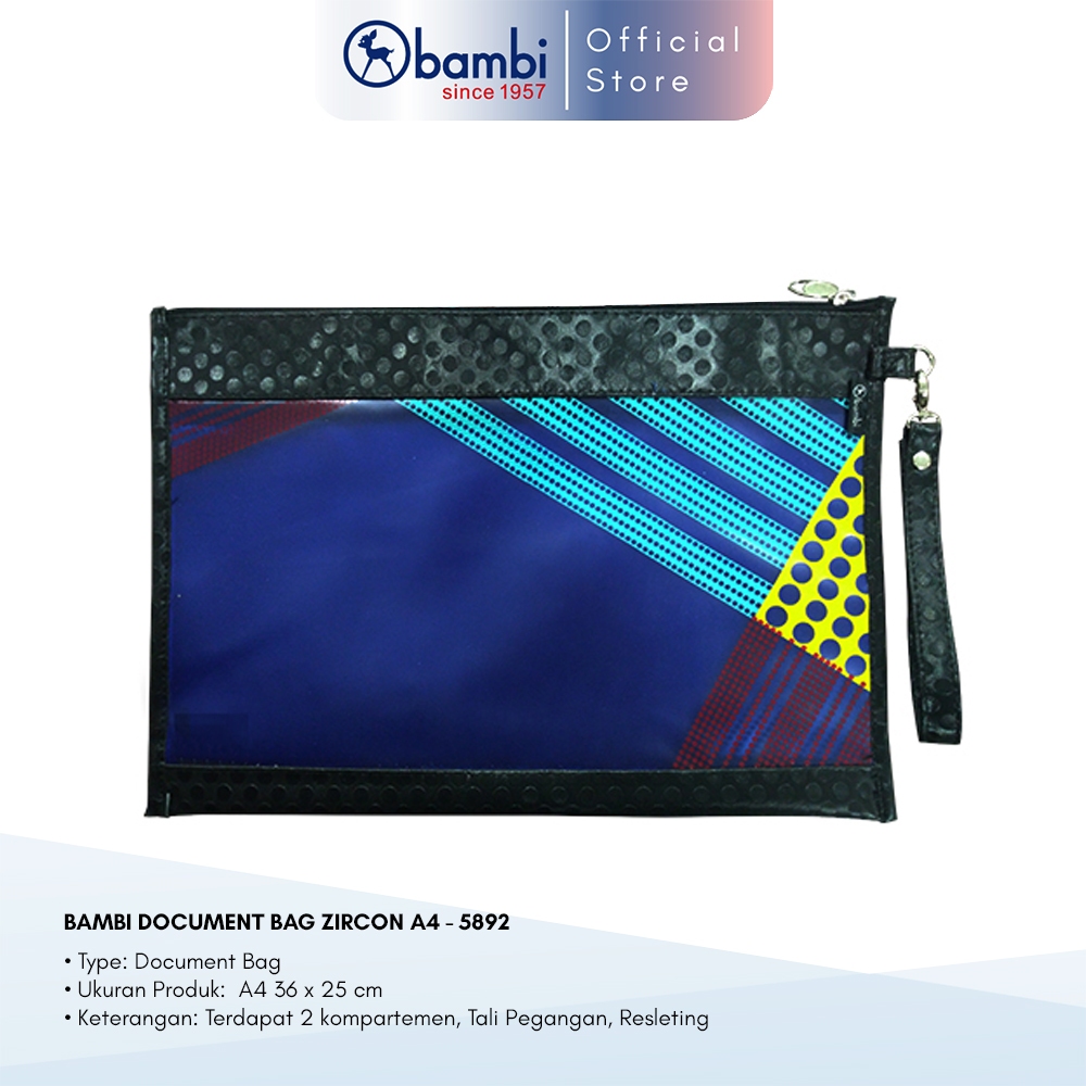 

Bambi Tas Dokumen A4 Edisi Document Holder Tipe Zircon Original