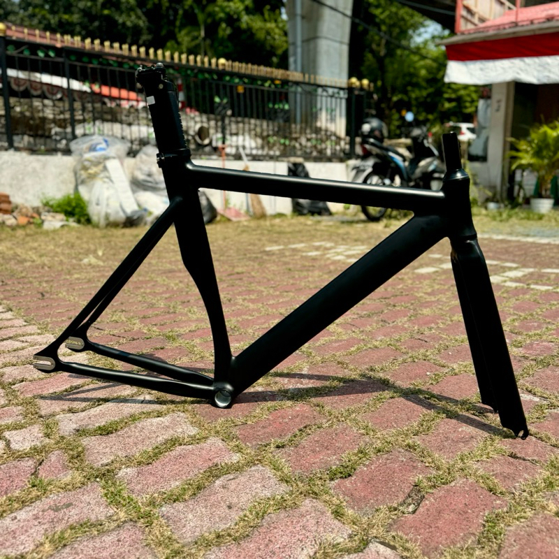 Frame Gray Aero Polos Alloy Fixie Fixed Gear Single Speed