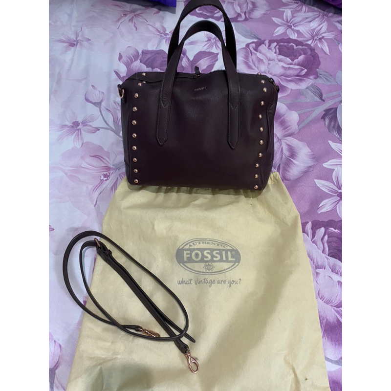 Preloved Fossil Sydney Satchel Authentic