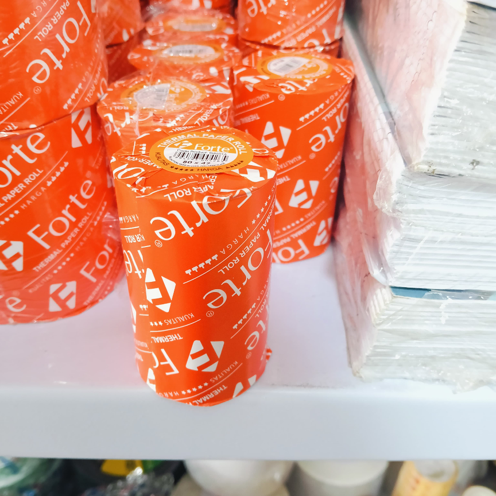 

FORTE THERMAL ROLL 80 X47 KERTAS STRUK PRINTER KASIR BRI LINK