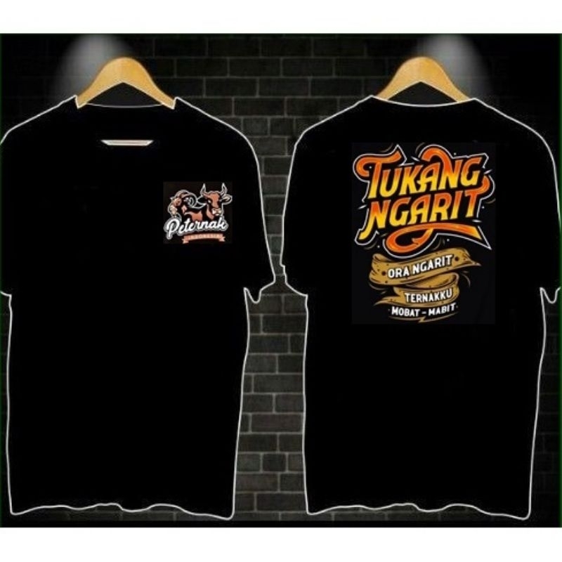 KAOS TUKANG NGARIT V2 BAJU SOBAT NGARIT PRIA WANITA~FREESTICKER