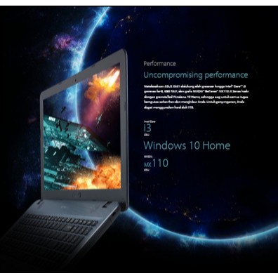 LAPTOP ASUS X441 CORE i3 RAM 8 SSD 512GB WIND10 (FREE GIFT) level A