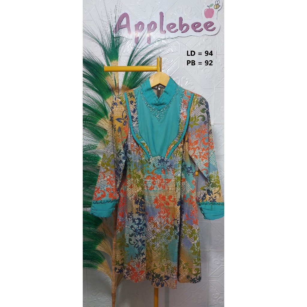 Gaun/Tunik Batik Dobby Payet Mewah