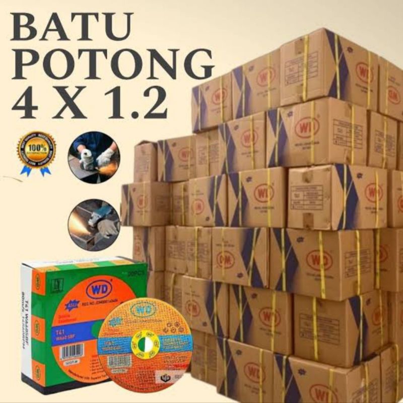 Batu WD Potong Jual 1 Karton 600pcs