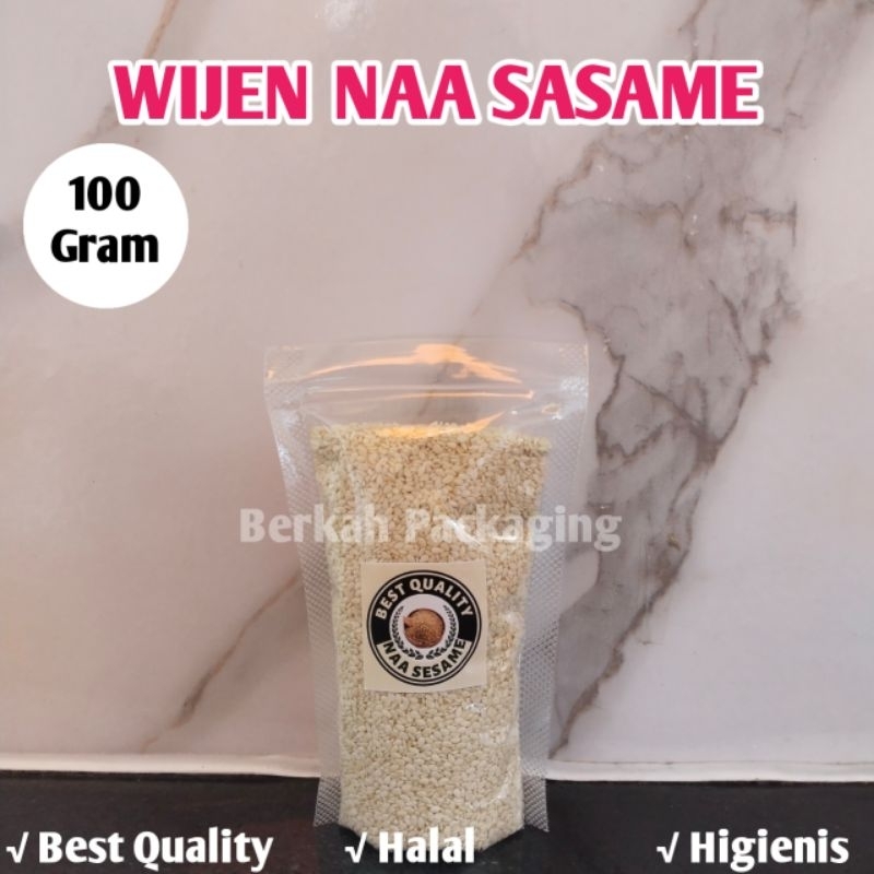 

Wijen Putih 100gram NAA SASAME Best Quality