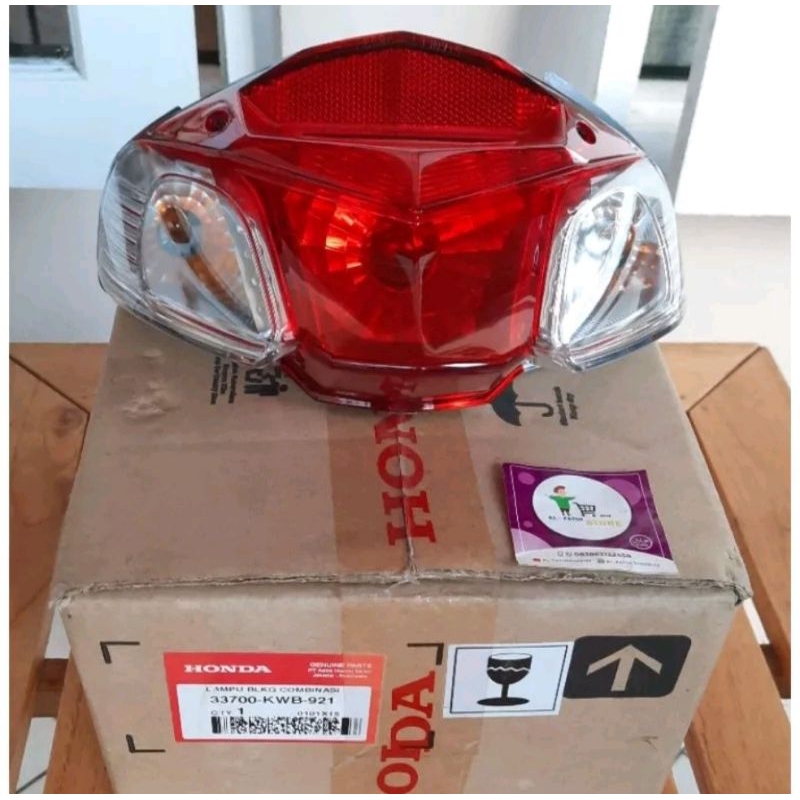 stoplamp lampu belakang honda blade 110 karbu ori original AHM 33700-KWB-921