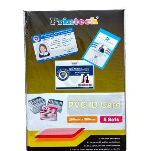 

PVC ID CARD PRINTECH 200mm X 300mm ( 5set )