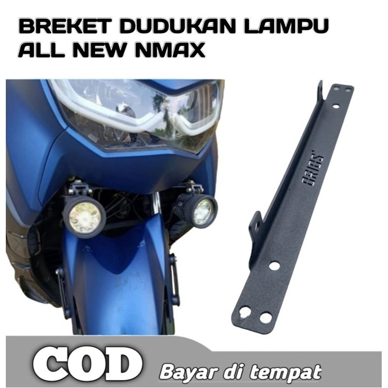 BREKET FOGLAMP NMAX NEW ALL NEW NMAX DUDUKAN LAMPU TEMBAK NMAX 2020 2021 2022 2023 2024