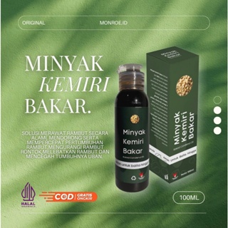 (COD) MINYAK KEMIRI BAKAR 100% ORIGINAL - Minyak Penumbuh Rambut Alis Bulu Mata / Penumbuh Rambut Bo
