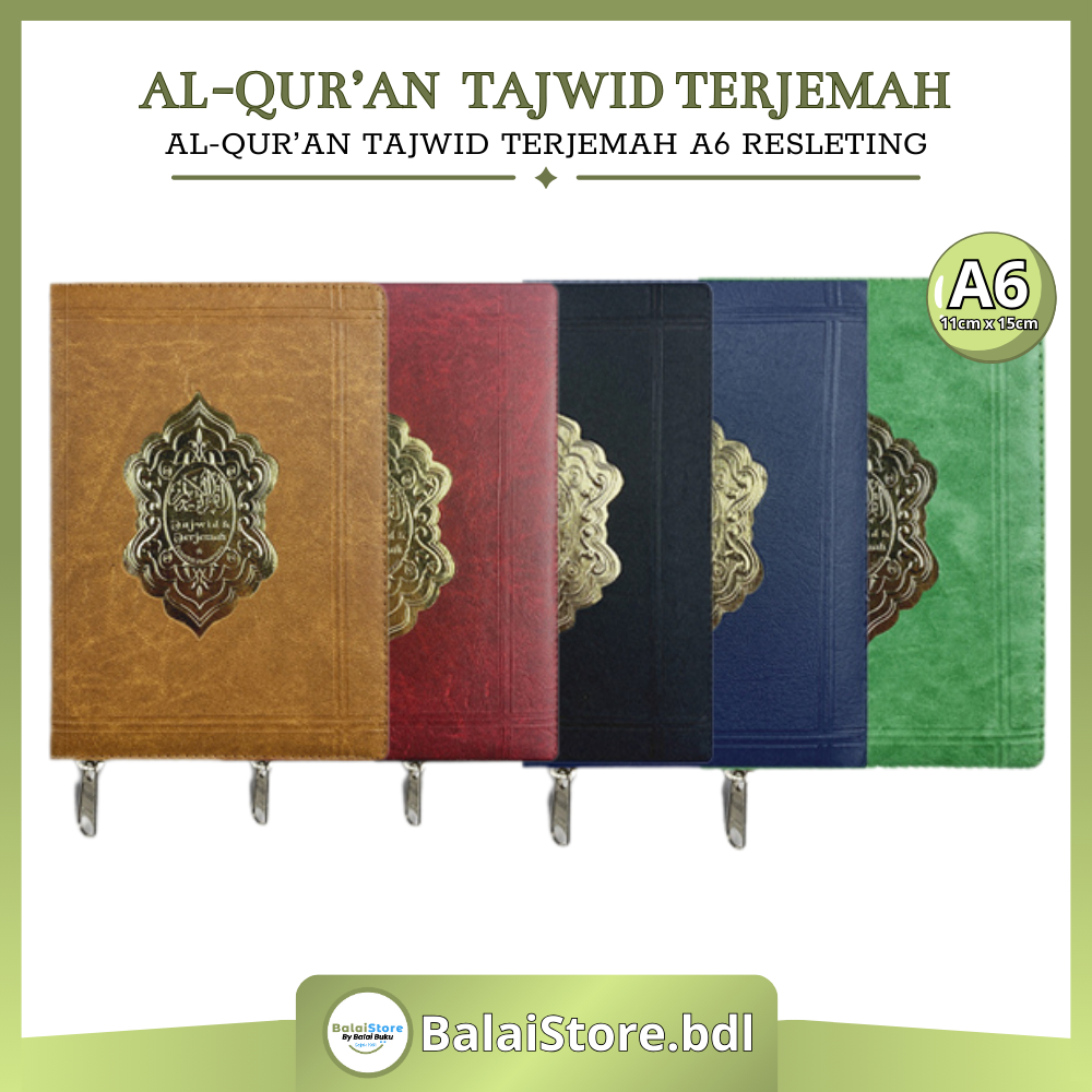 Al Quran Kecil Tajwid Terjemah Nisfu Resleting Alquran Tajwid Warna Kecil Res Penerbit Diponegoro
