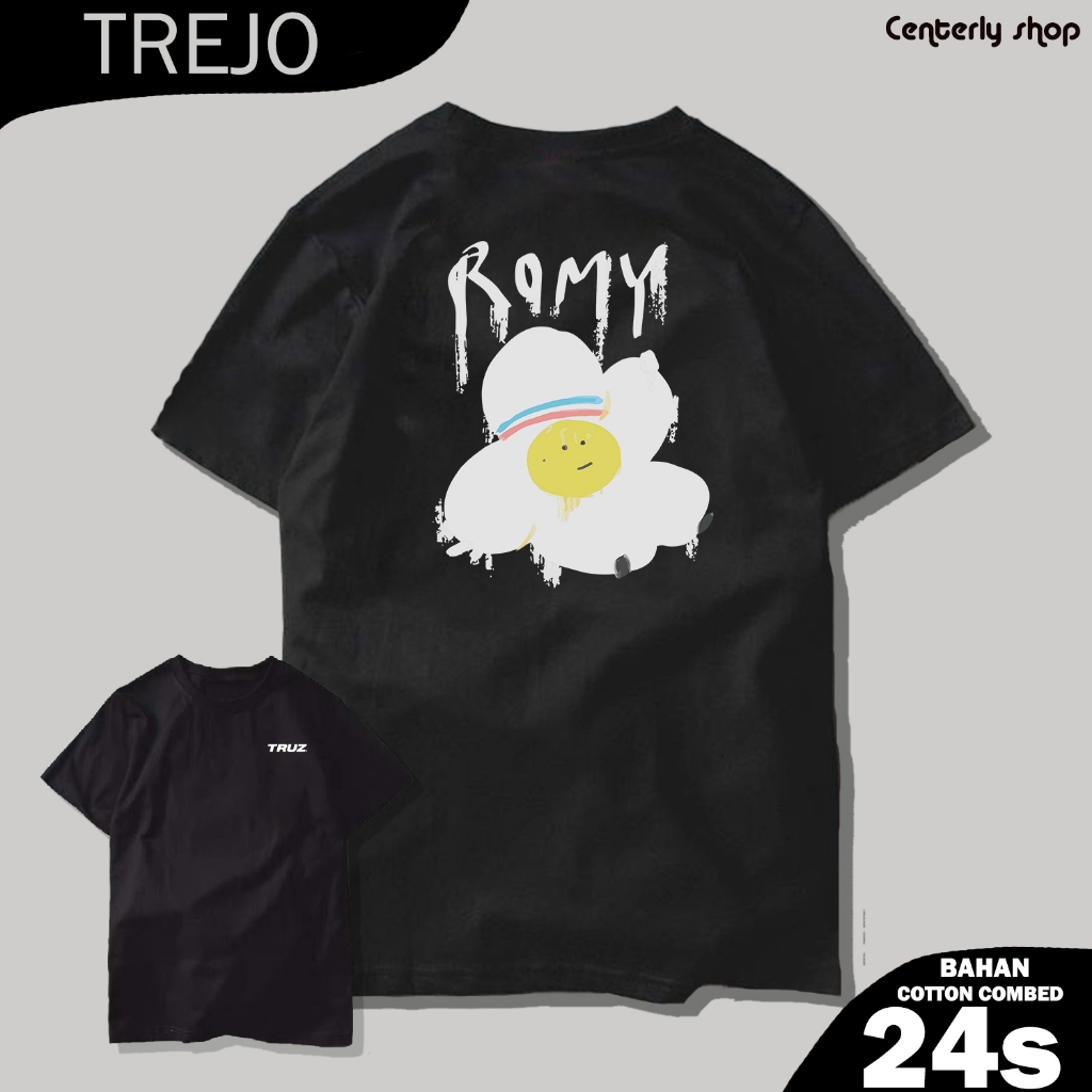 Kaos Treasure Jihoon Truz Romy Semi oversize Unisex