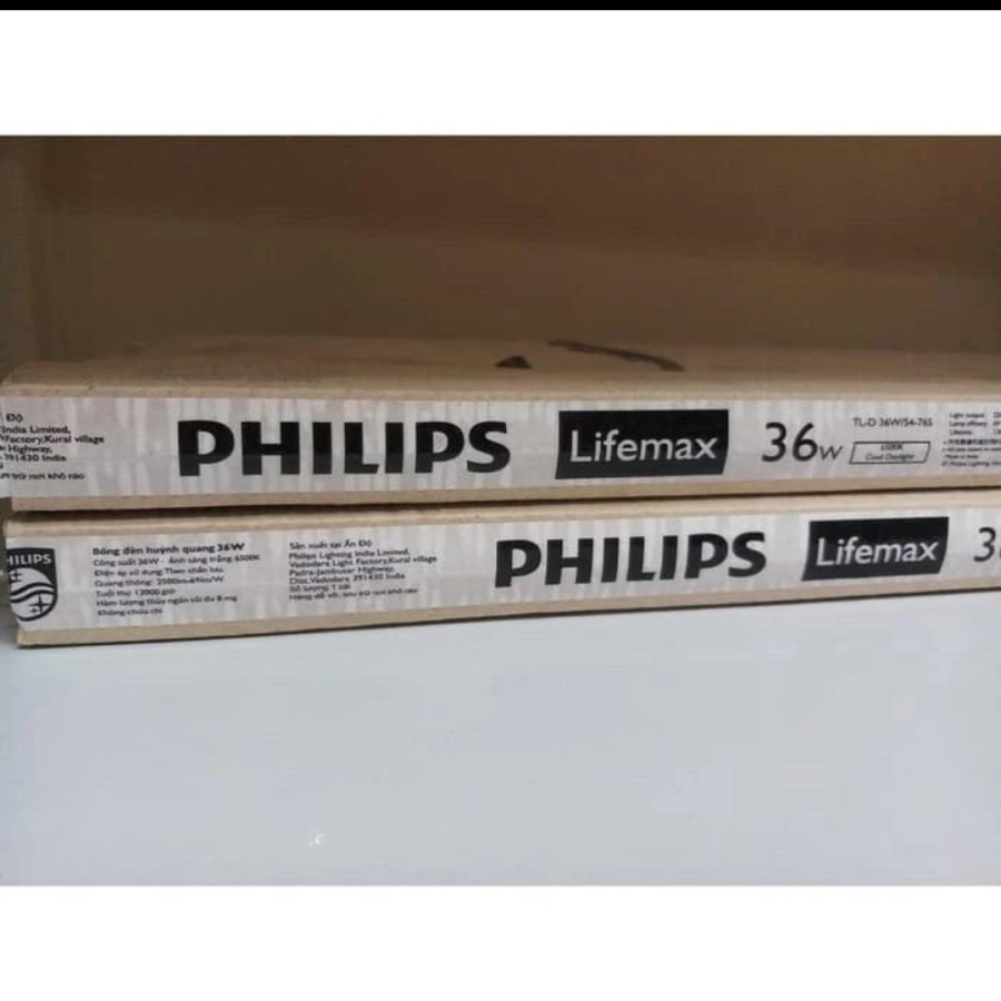 Lampu TL neon 36watt Philips TLD 36w/765 PUTIH 6500K