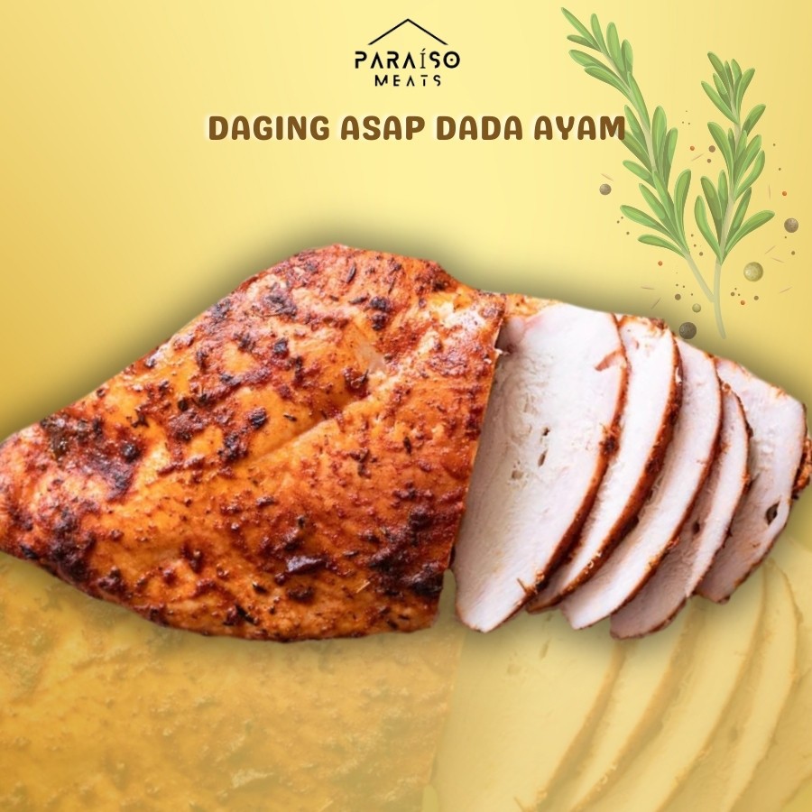 

Daging Dada Ayam Asap I Smoked Chicken Breast 150gr