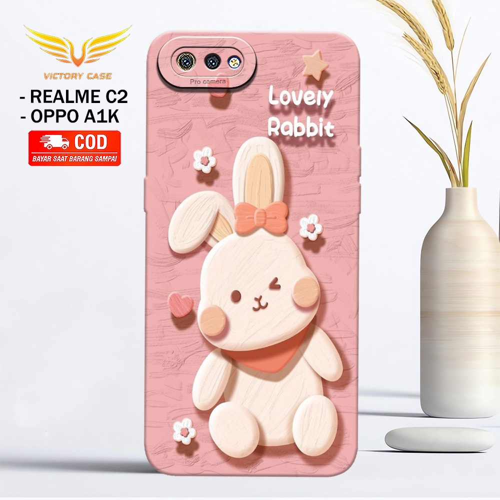 New Kartun Case - Softcase Oppo A1K / Realme C2 - Terbaru - Case Hp Oppo A1K / Realme C2 - Casing Op