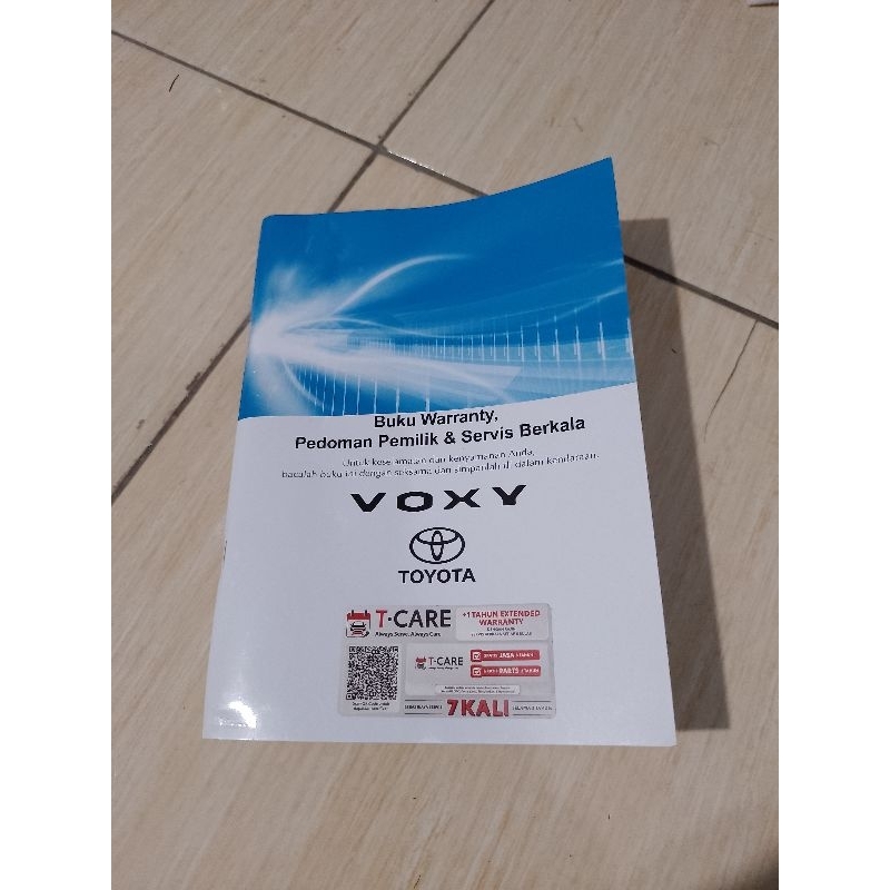 buku manual toyota voxi