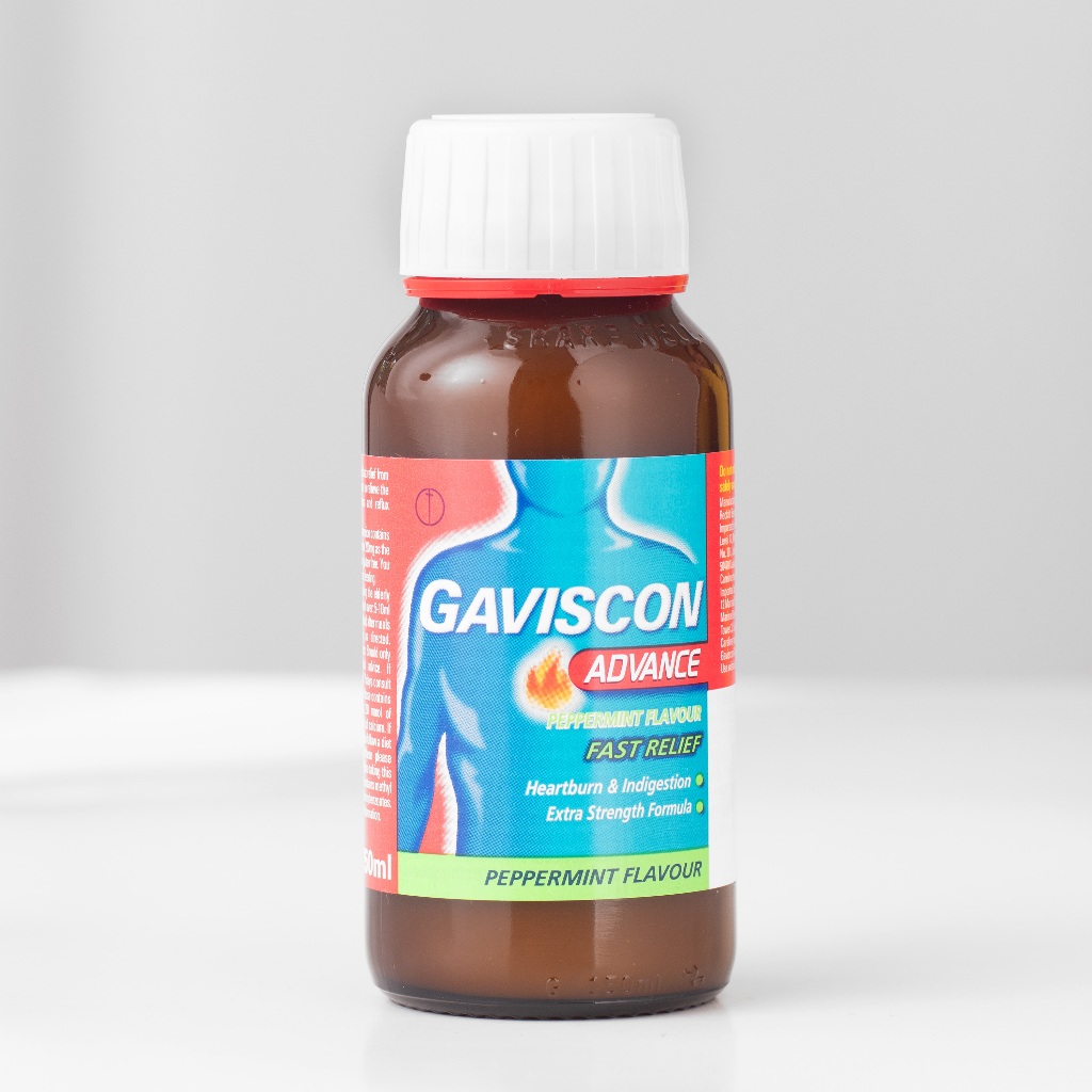 GAVISCON ADVANCE LIQUID 150 ML ORIGINAL IMPOR OBAT MAAG HEARTBURN
