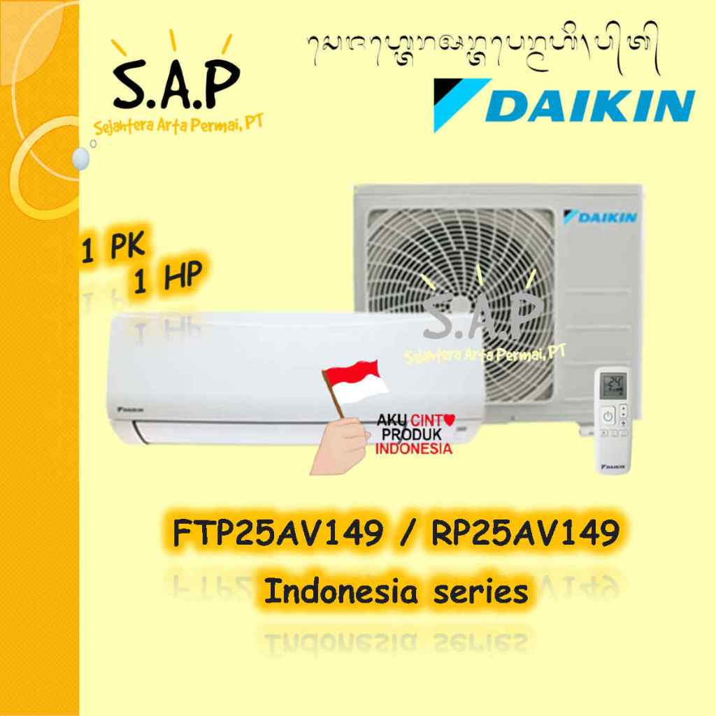 AC Daikin 1 PK Indonesia Breeze Standard / FTP25AV149