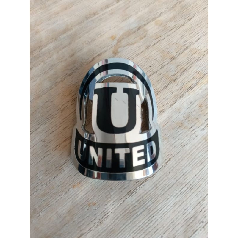 Emblem Sepeda United Stainless Steel