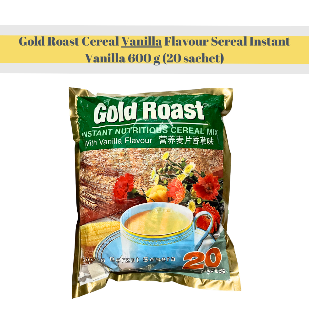 

Gold Roast Cereal Vanilla Flavour Sereal Instant Vanilla 600g (20 sachet)