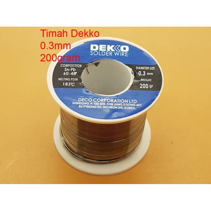 deko timah 08 200gram dekko timah 0.8 200gr