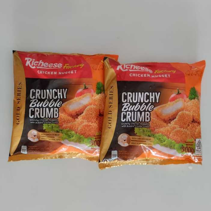 

Richeese Factory Nugget Crispy Bubble Crumb 500gram Nugget Crispy Bubble Crumb Richeese